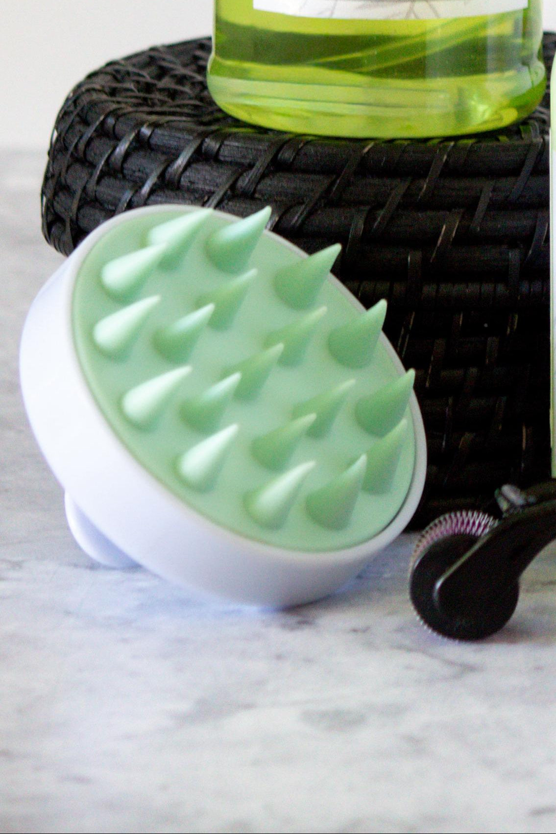 Cepillo de ducha / Masajeador de cuero cabelludo